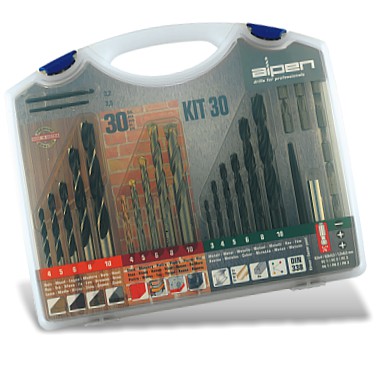 Drill & screw set KIT 30, 30 pcs.