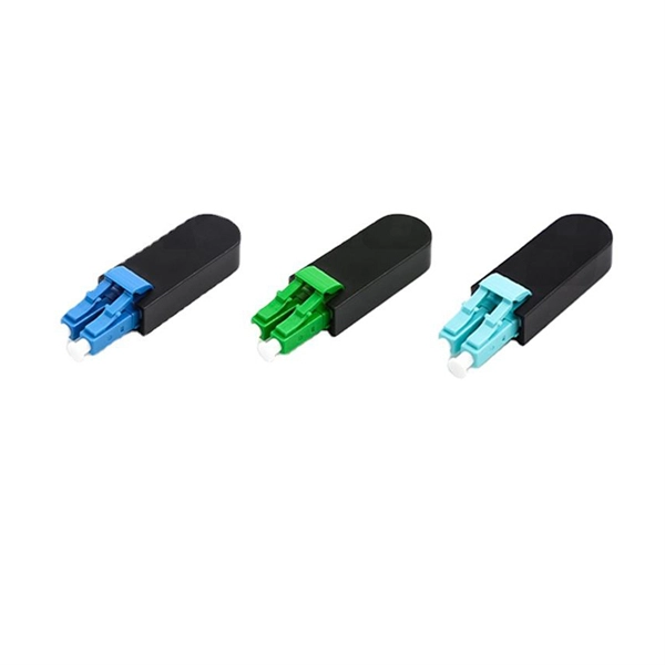 How to use red light on a twin-tail fiber optic cable 