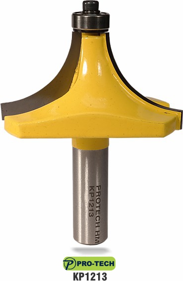 Corner round or round-over router bit sample